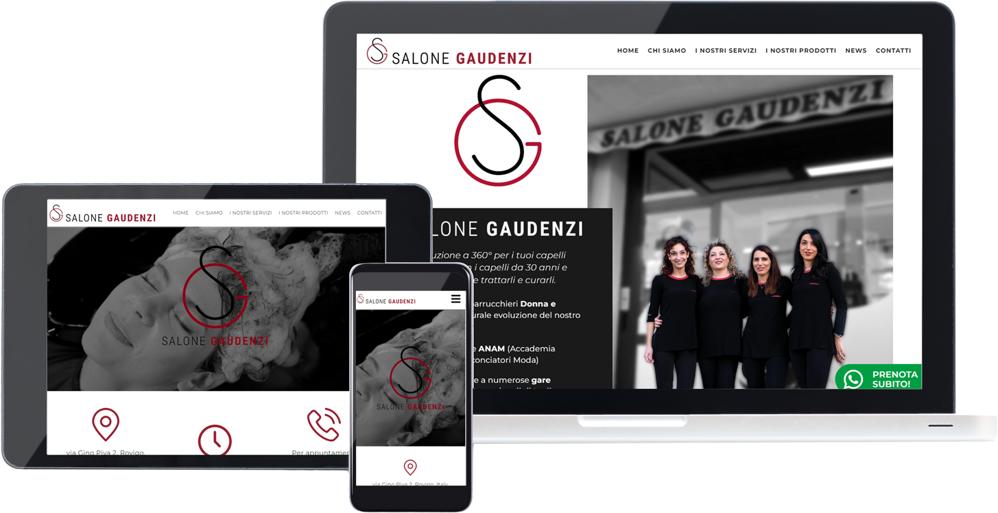 Salone gaudenzi sito web