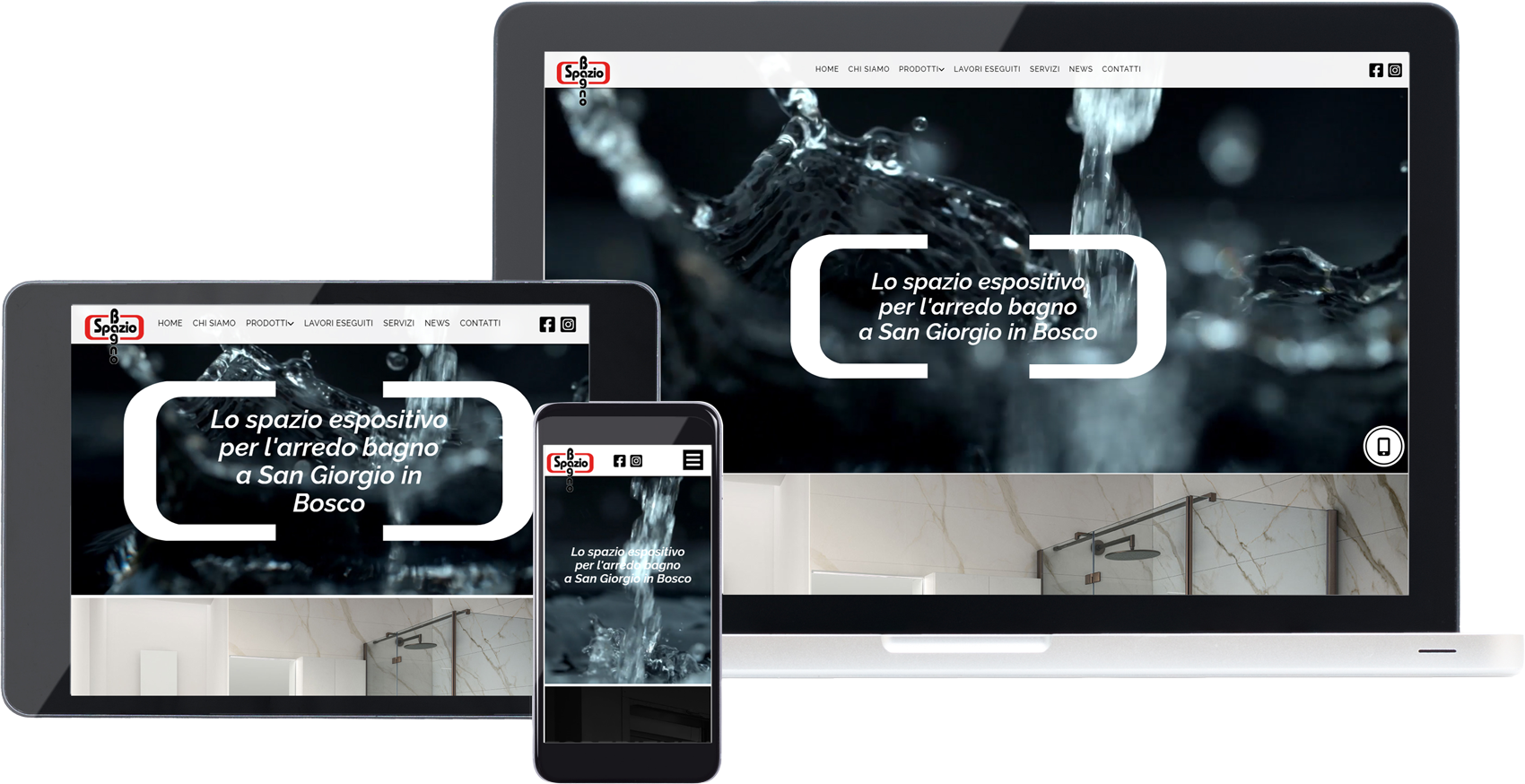 Sito web Spazio Bagno
